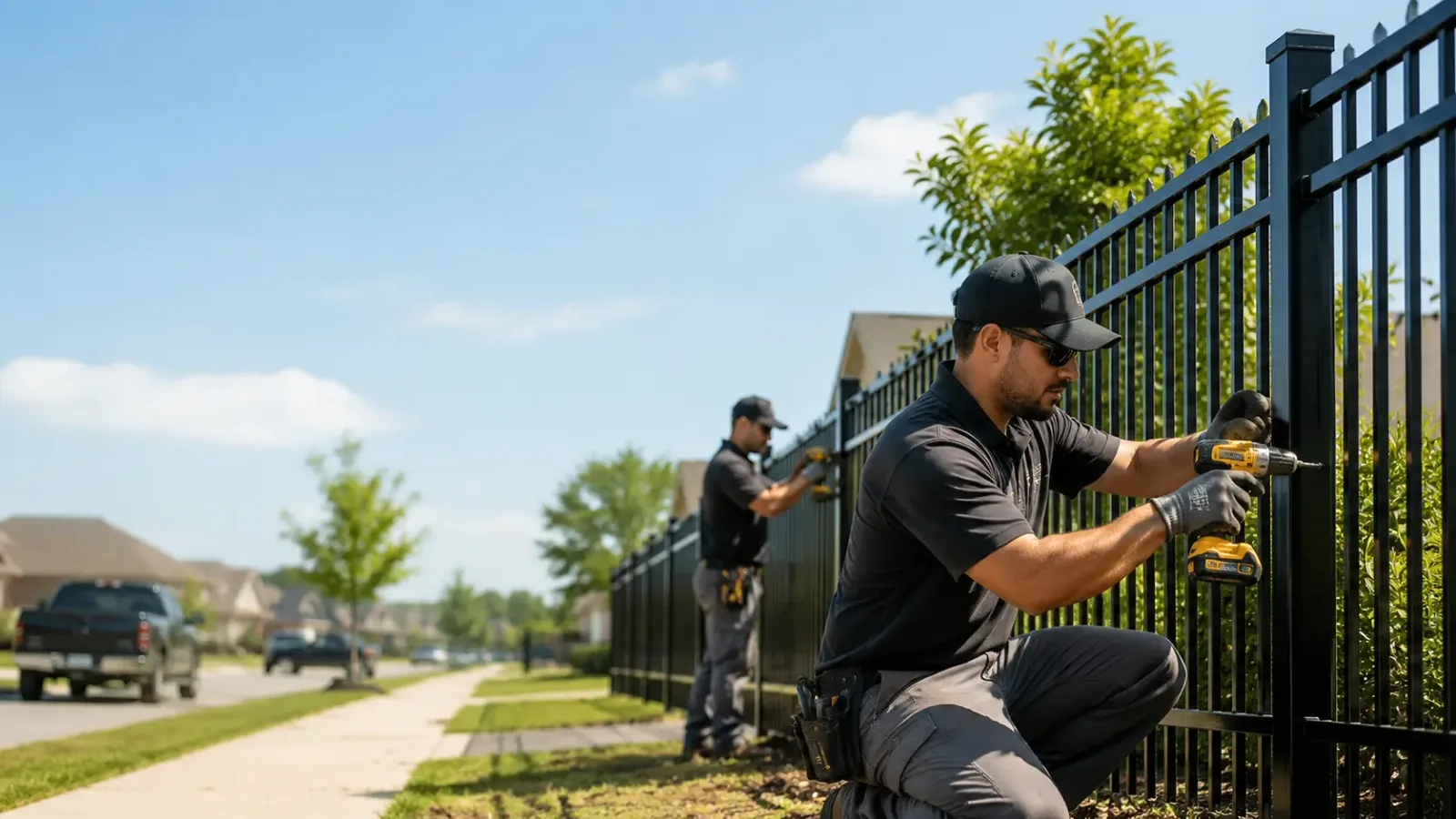 Metal Fence Installation in Burnet, TX